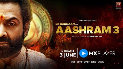 aashram season 3 release date and time|It is here! Aashram Season 3 releases trailer and。